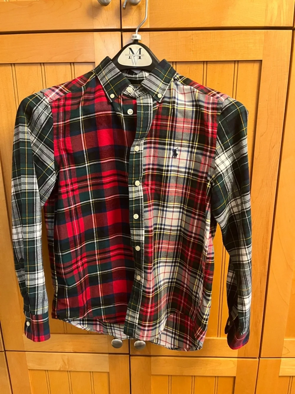 Boys Ralph Lauren Multi-Color Plaid Tartan Long Sleeve Flannel Button-Down Shirt